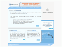 Tablet Screenshot of mitatronics.com